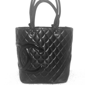 Authentic CHANEL Quilted Cambon Tote